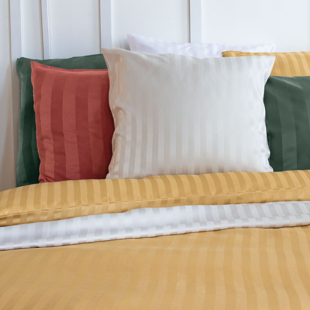 Linge de lit en microfibre effet gaze de coton Aurore
