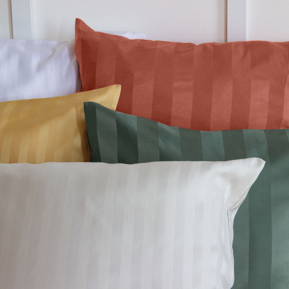Linge de lit en microfibre effet gaze de coton Aurore